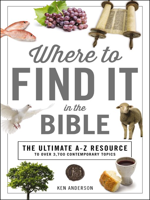 Title details for Where to Find It In the Bible by Ken Anderson - Available